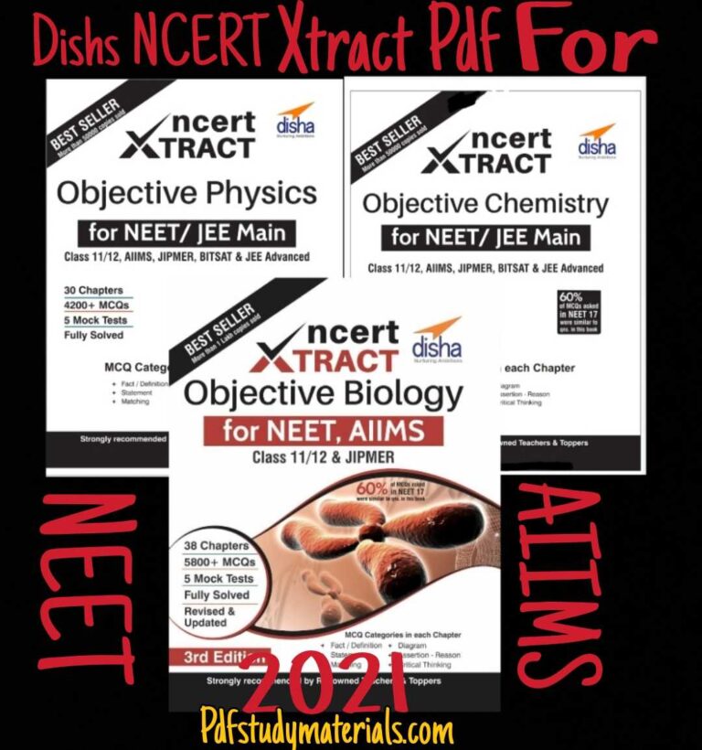 Disha NCERT Xtract pdf For NEET AIIMS 2021