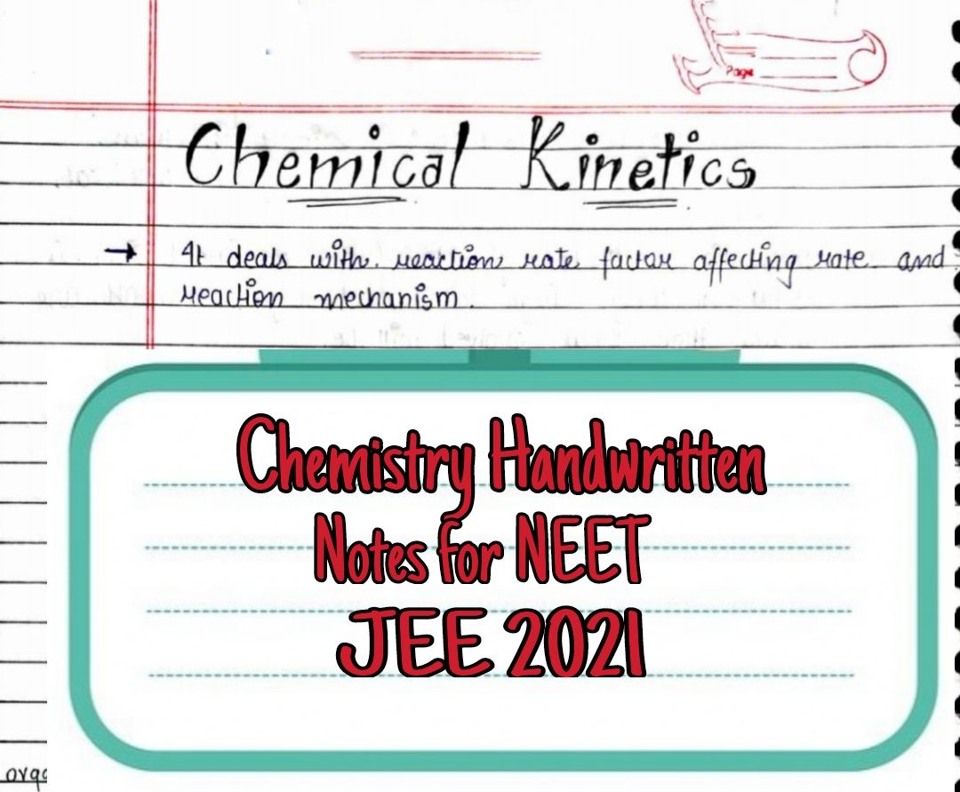 Chemistry Handwritten Notes For NEET JEE 2021