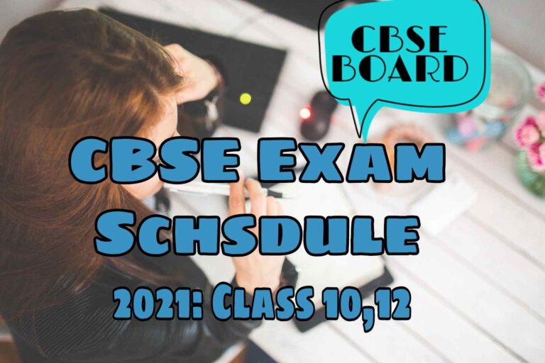 CBSE Exam Schedule 2021: Class 10, 12