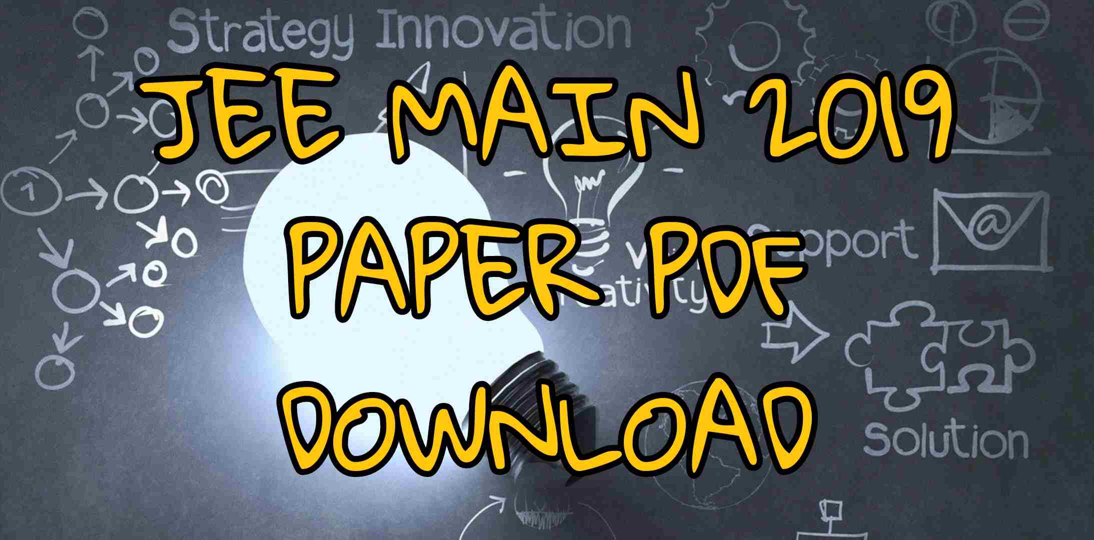 JEE Main Previous Year Paper Download