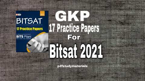 GKP 17 Practice Bitsat Paper Pdf 2023 - PDF Study Materials