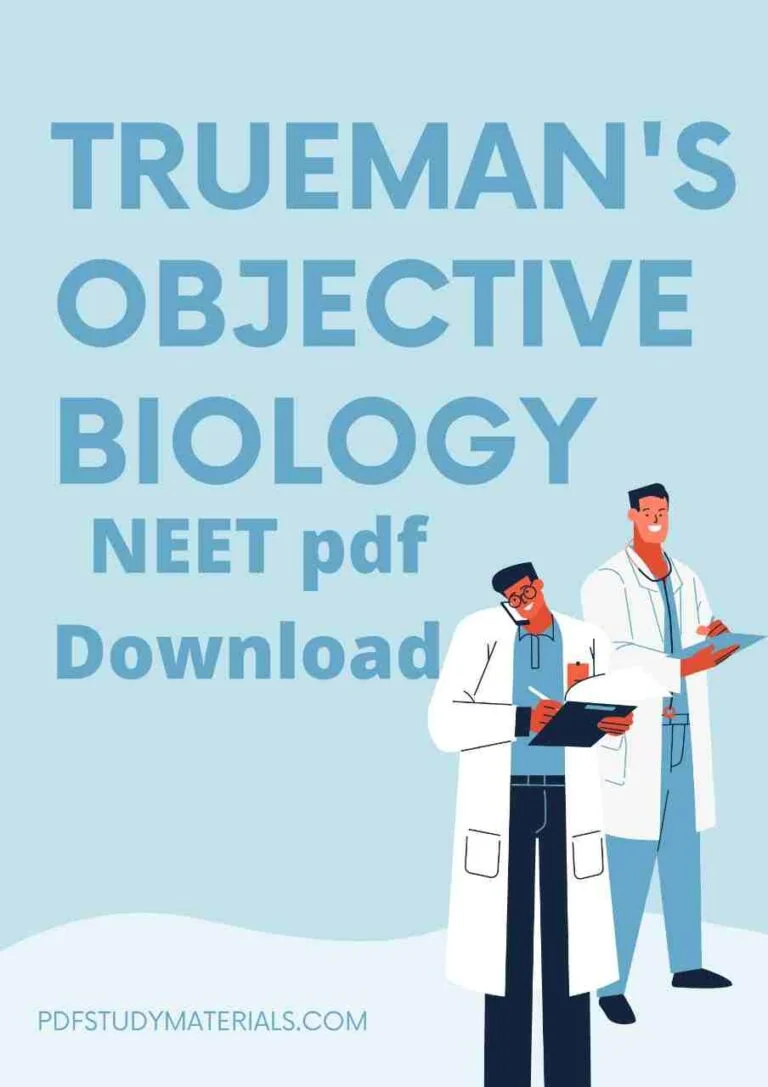 Trueman's Objective Biology for NEET pdf Download