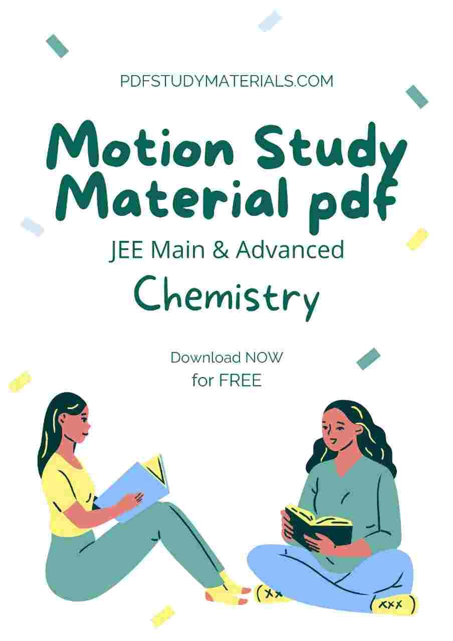 Motion Study Material pdf Chemistry