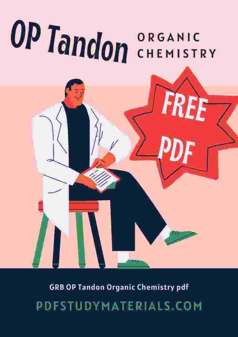 OP Tandon Organic Chemistry pdf