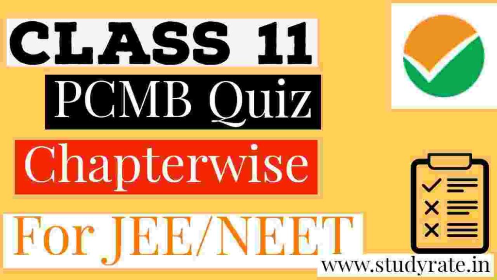 Class 11 Important MCQ Questions with answers