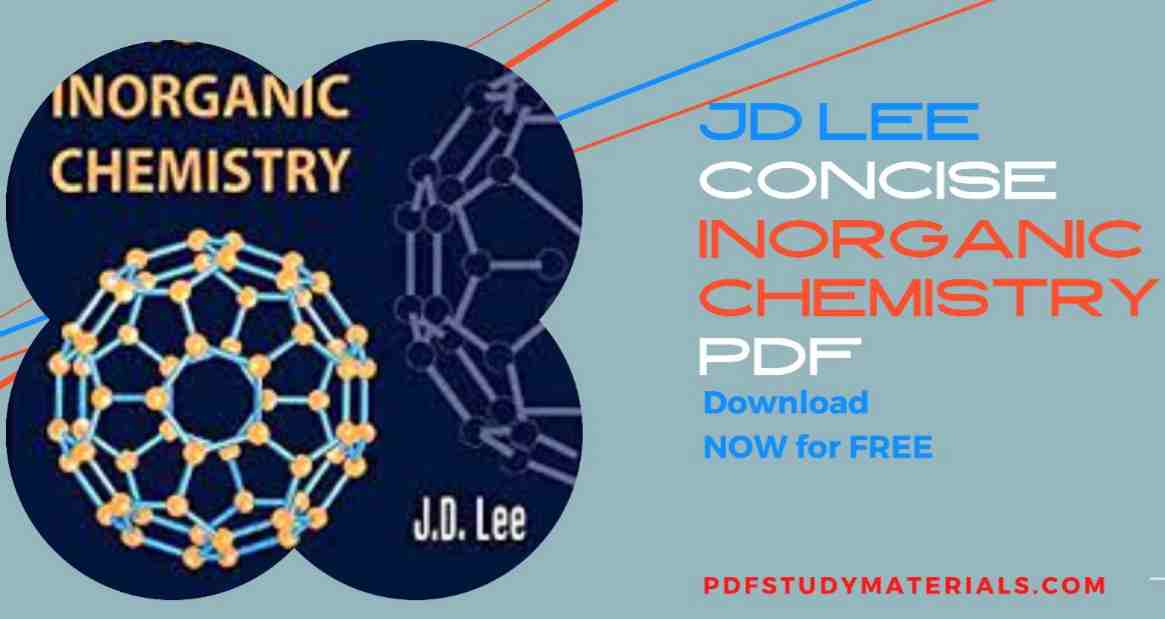 JD LEE Concise Inorganic Chemistry pdf