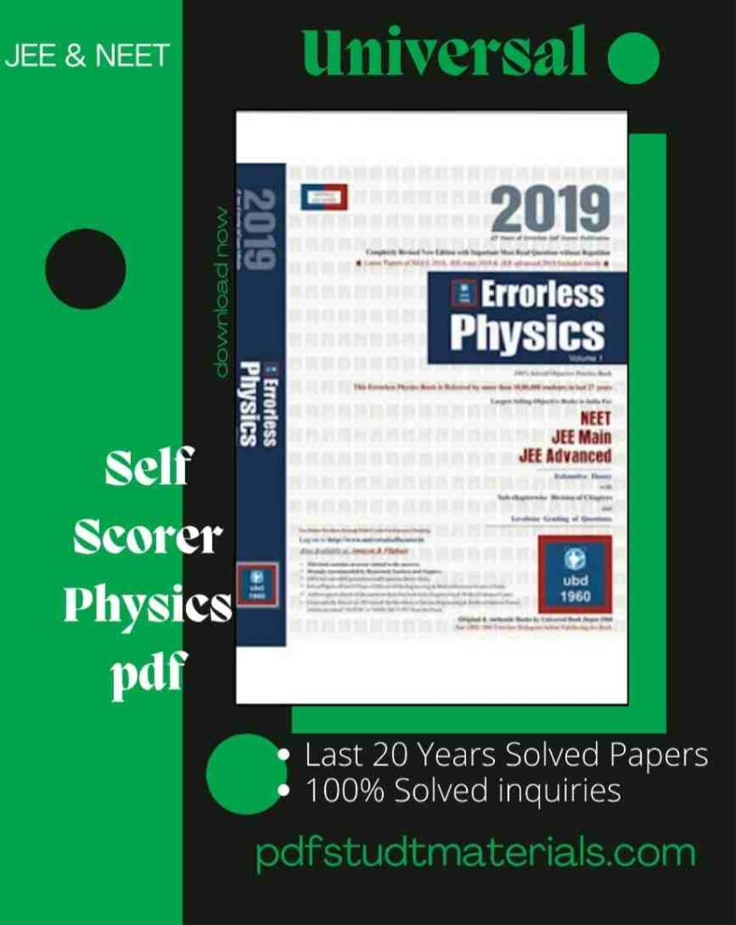 Universal Self Scorer Physics pdf free download