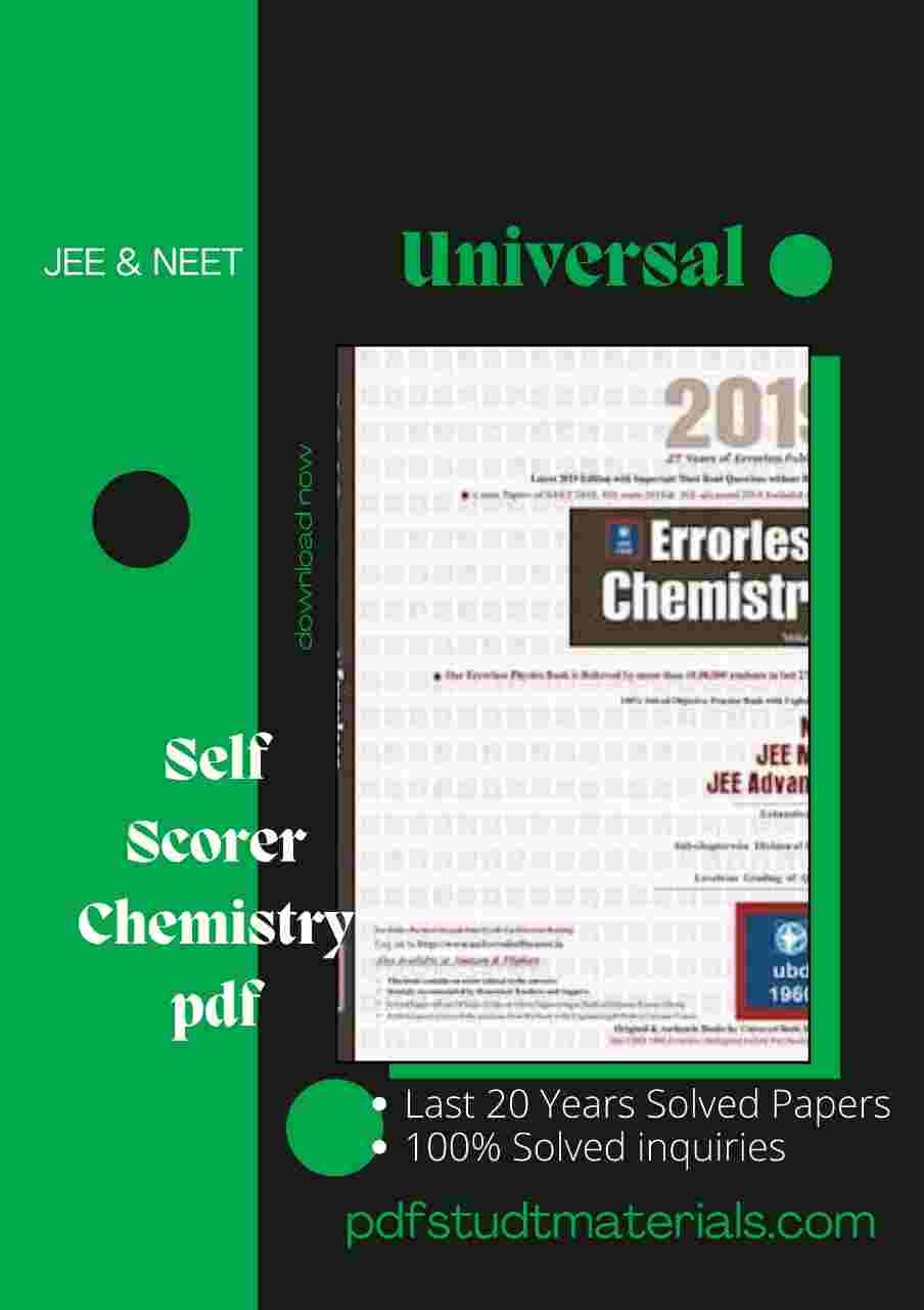Universal Self Scorer Chemistry pdf