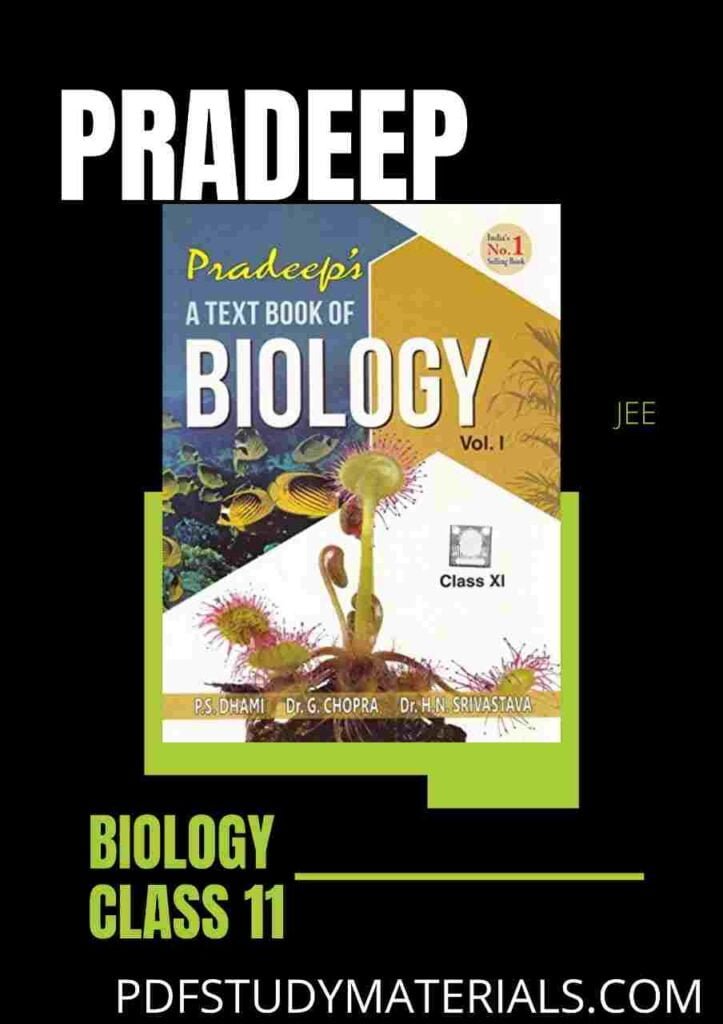 Pradeep Biology Class 11 pdf