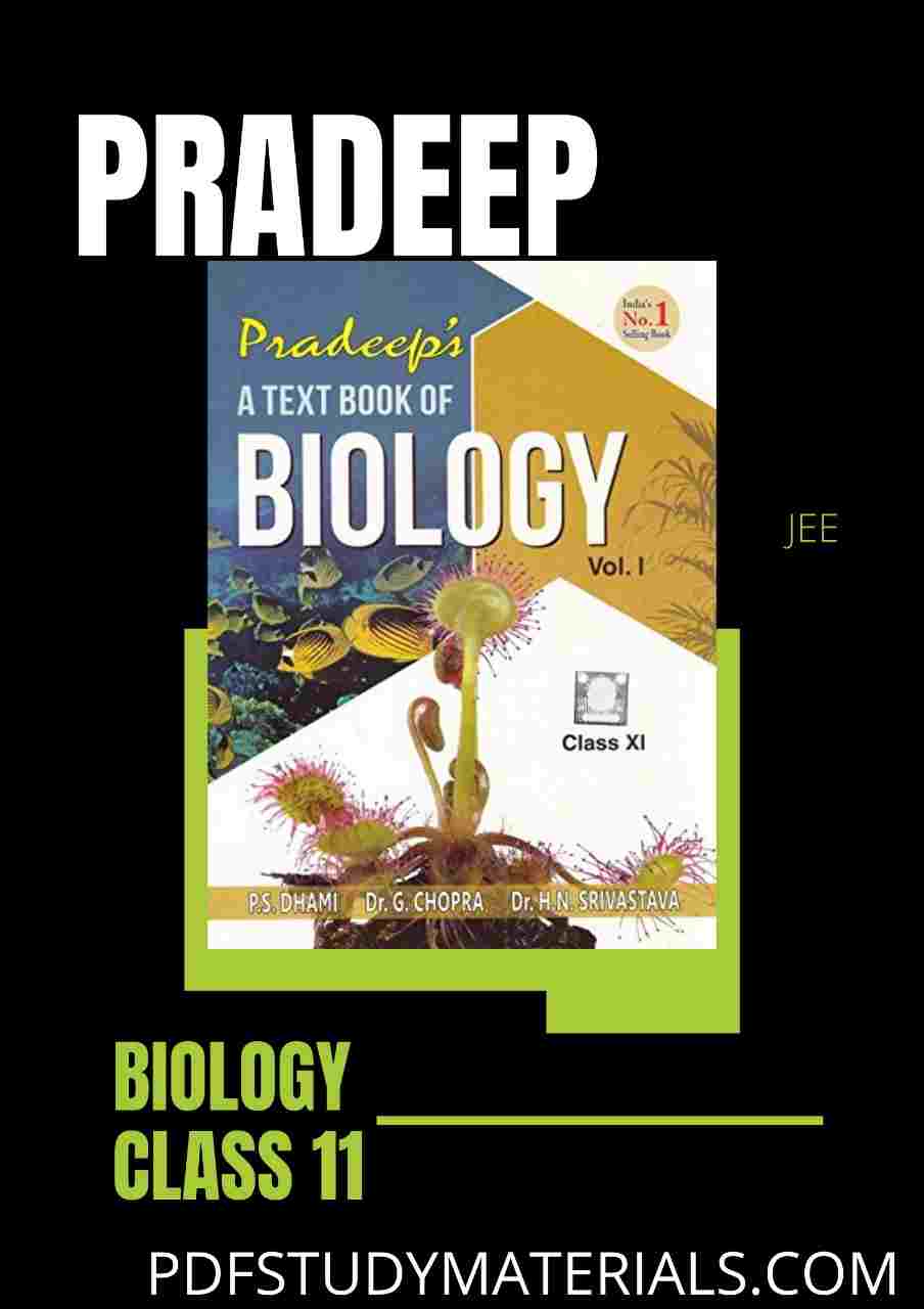 Pradeep Biology Class 11 pdf