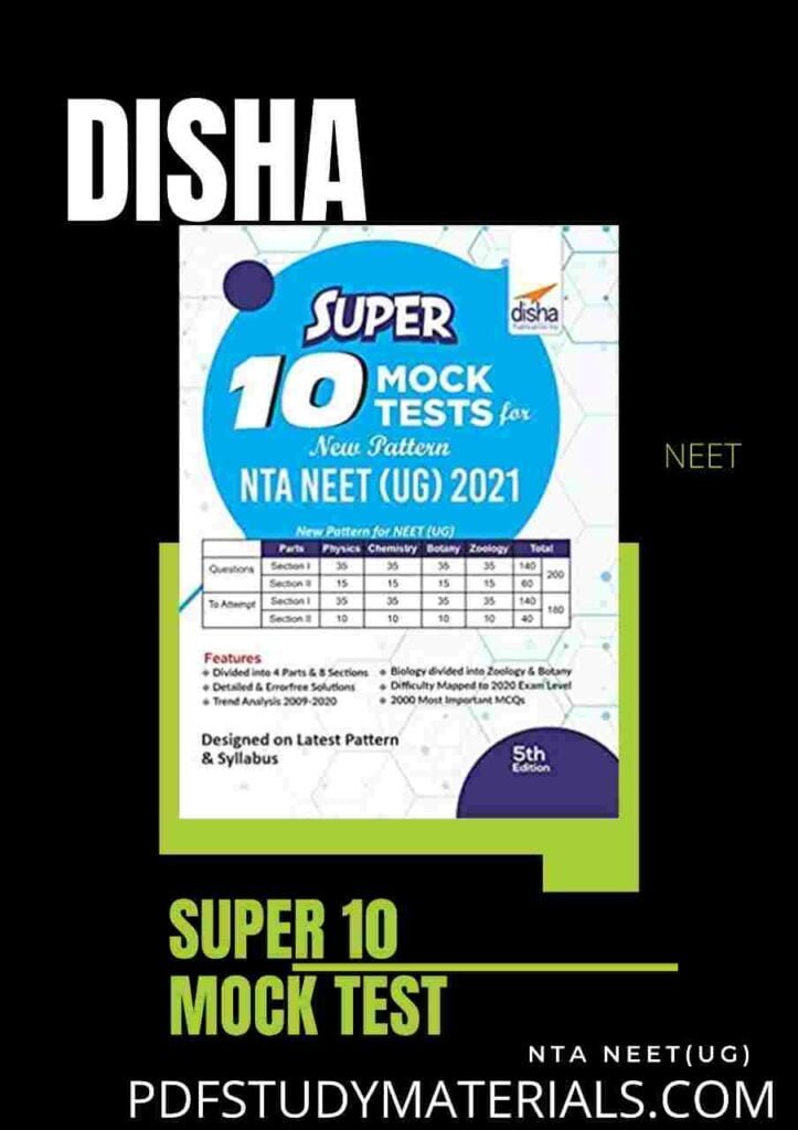 Disha Super 10 Mock Test pdf