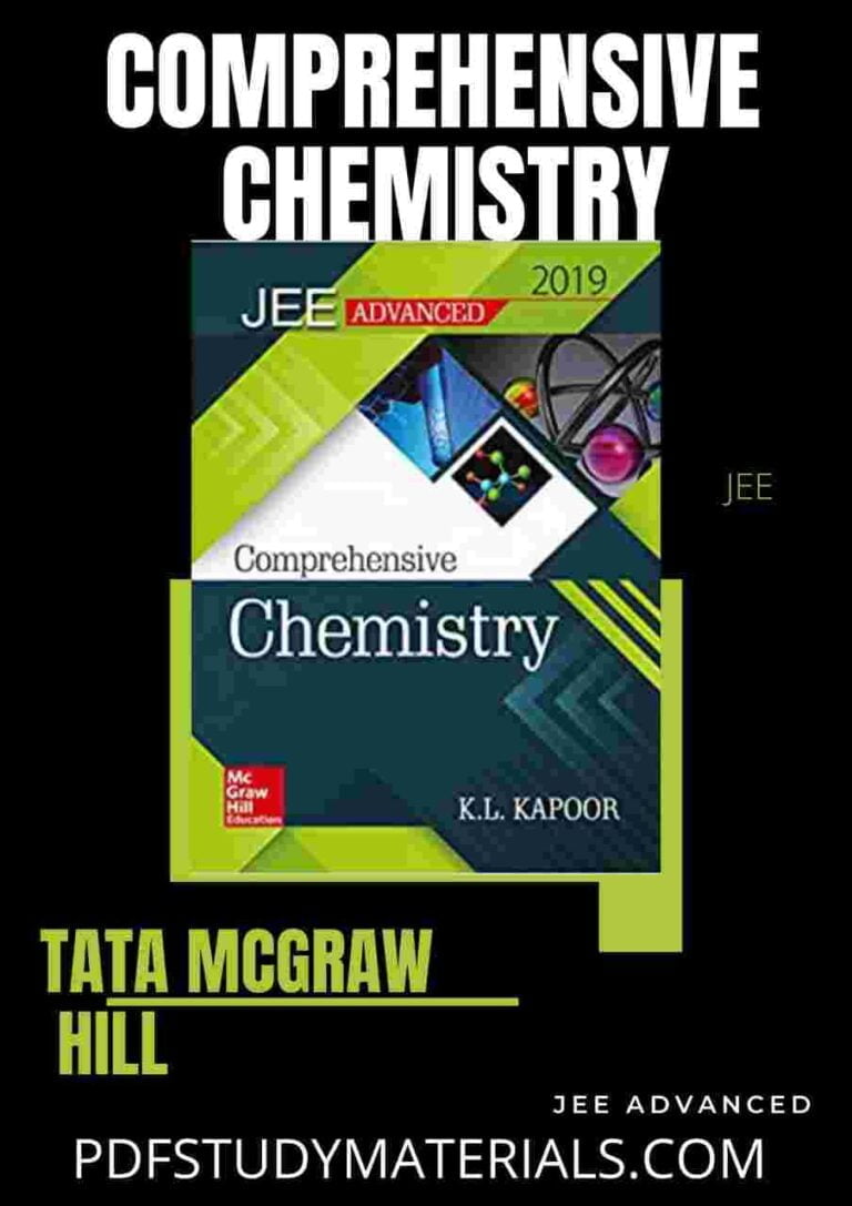 Comprehensive Chemistry for JEE Advanced Tata McGraw Hill pdf
