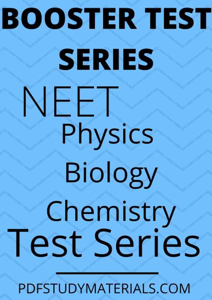 NEET Test series pdf Free Download