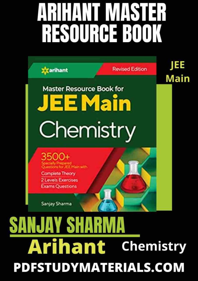 Arihant Master Resource Book in Chemistry for JEE Main