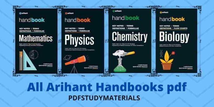 Download All Arihant Handbooks pdf for JEE/NEET
