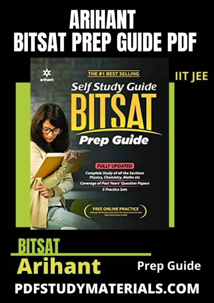 Arihant Bitsat Prep Guide pdf