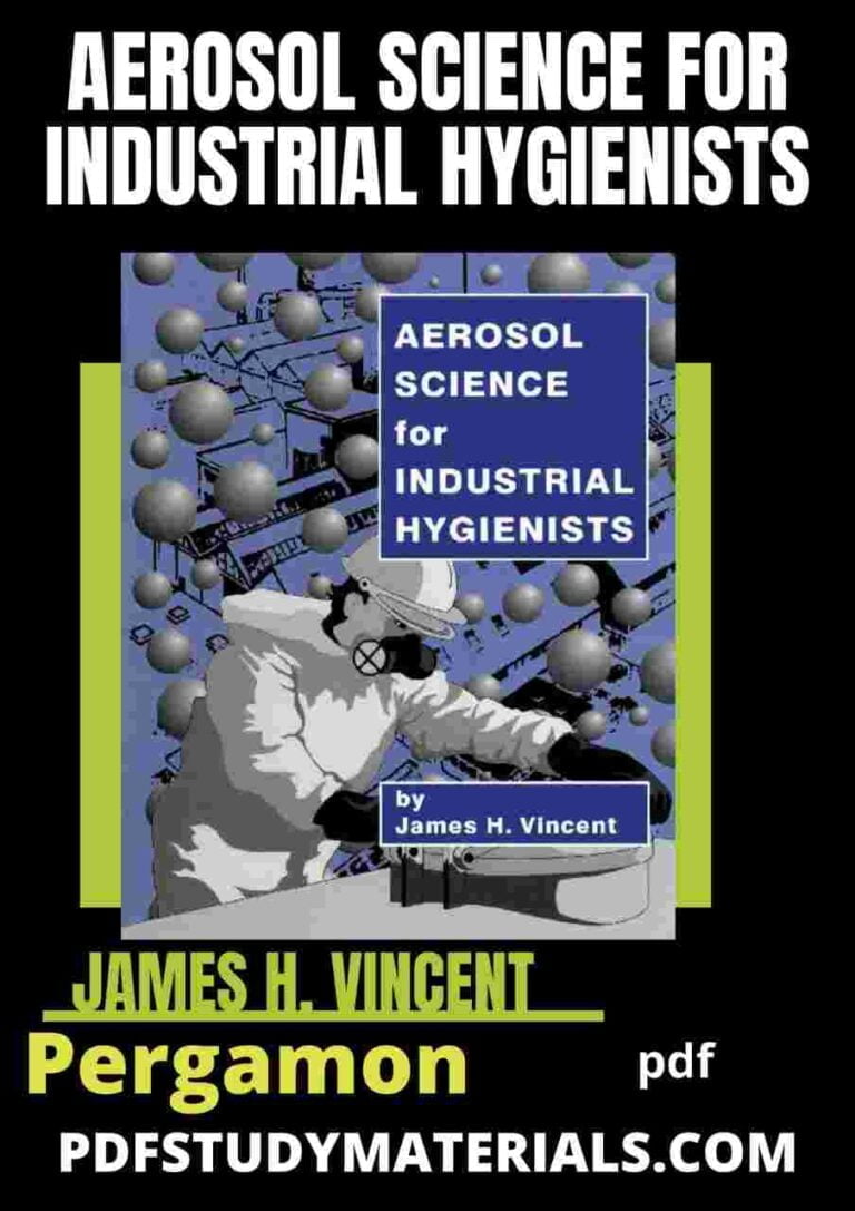 Aerosol Science For Industrial Hygienists pdf