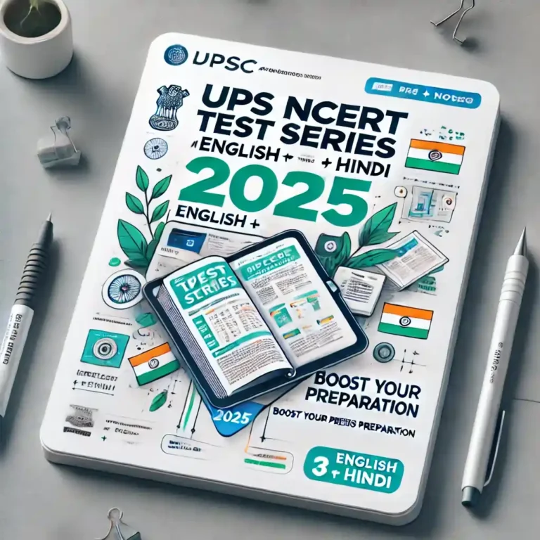 UPSC NCERT Test Series 2025 [English + Hindi] – Boost Your Prelims Preparation